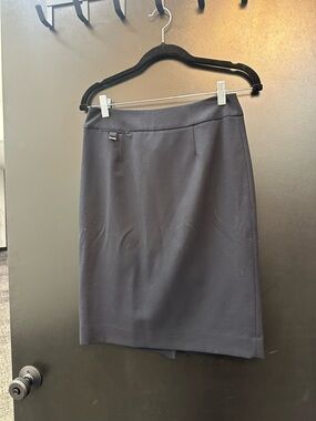 Calvin Klein Dark Blue Classic Pencil Skirt